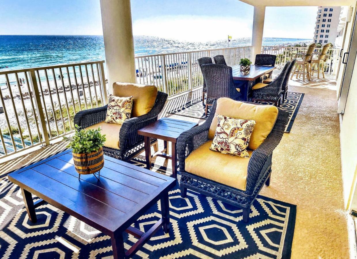 Barefoot Bliss - beachfront condo - sleeps 14 Panama City Beach Esterno foto