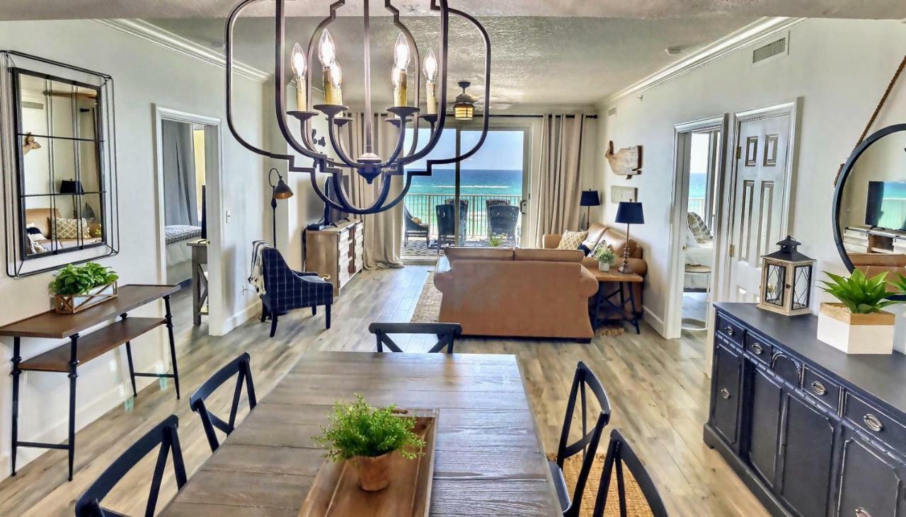 Barefoot Bliss - beachfront condo - sleeps 14 Panama City Beach Esterno foto