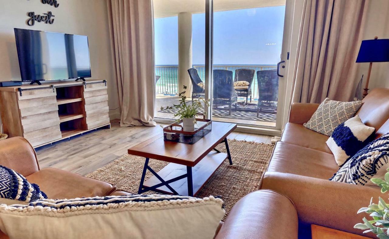 Barefoot Bliss - beachfront condo - sleeps 14 Panama City Beach Esterno foto
