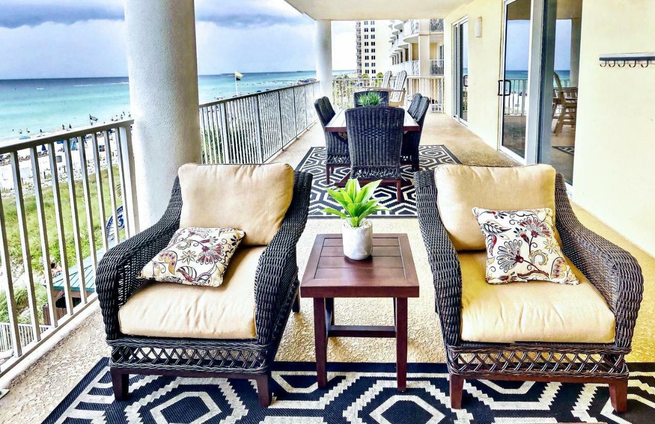 Barefoot Bliss - beachfront condo - sleeps 14 Panama City Beach Esterno foto