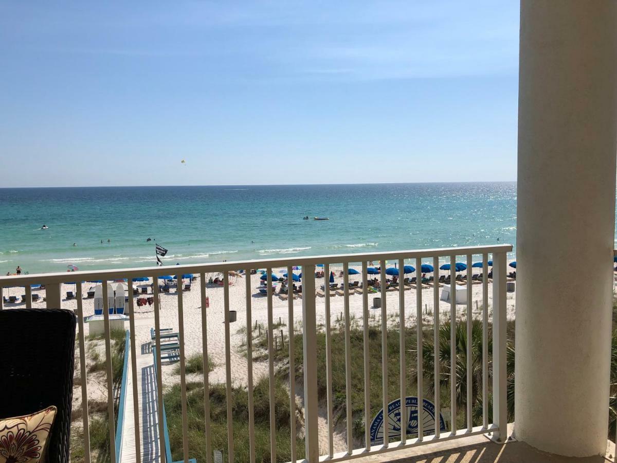 Barefoot Bliss - beachfront condo - sleeps 14 Panama City Beach Esterno foto
