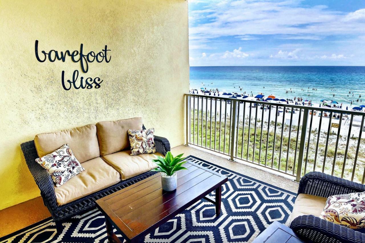 Barefoot Bliss - beachfront condo - sleeps 14 Panama City Beach Esterno foto